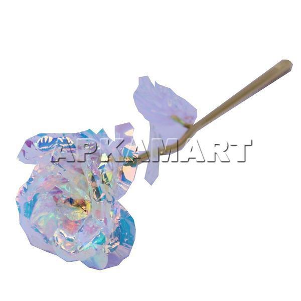 Artificial Rose Flower - White Rose - for Rose Day / Propose Day / Valentine's Day - 10 Inch - ApkaMart