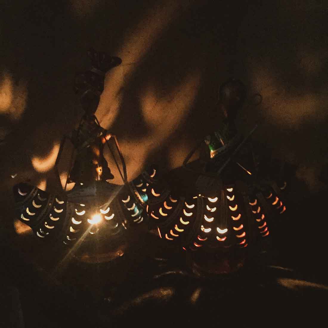 Tea Light Candle Holders- Musician Design Set of 2 - For Shelf Decor - ApkaMart