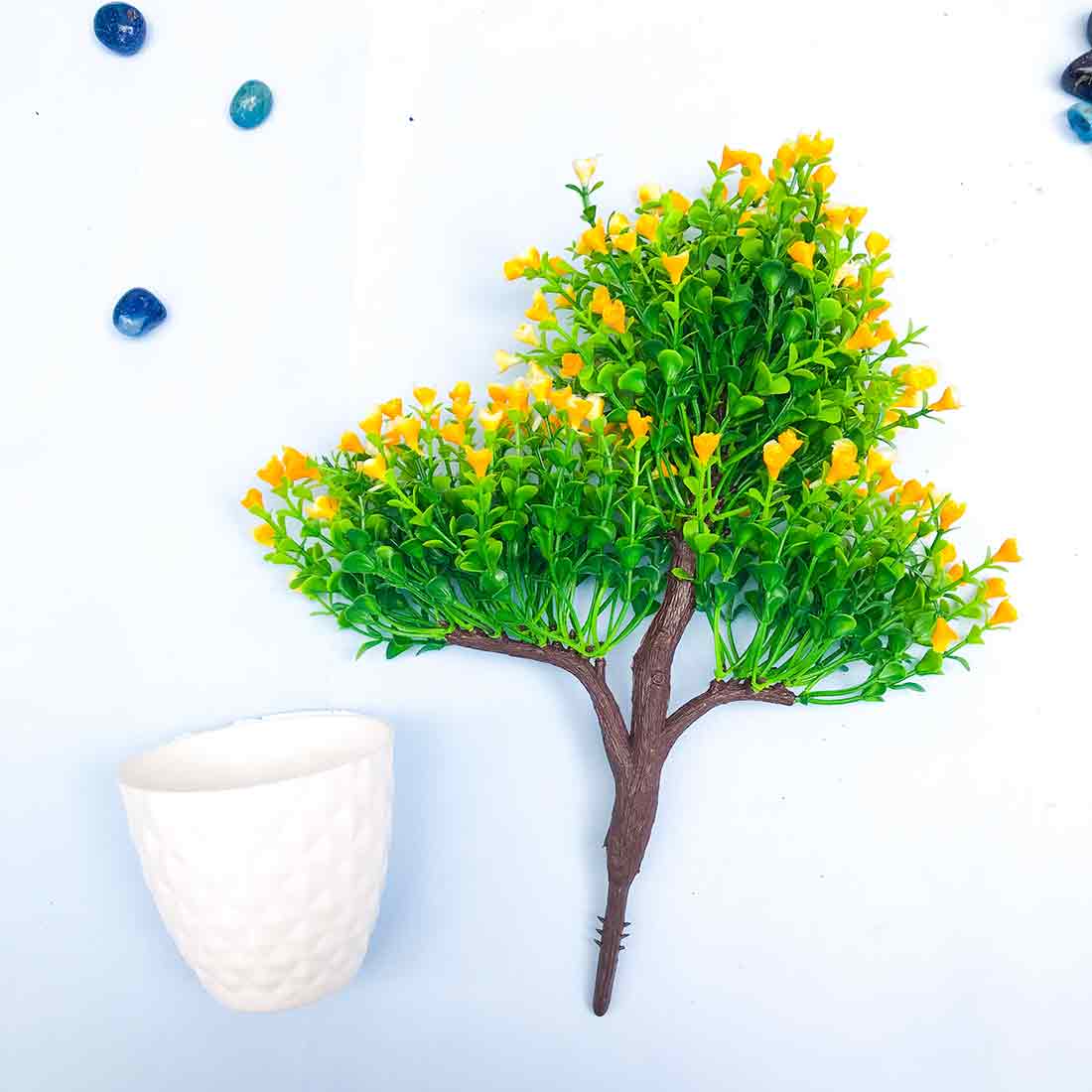 Artificial Potted Plants - Yellow Flowers - For Home & Office Decor - ApkaMart