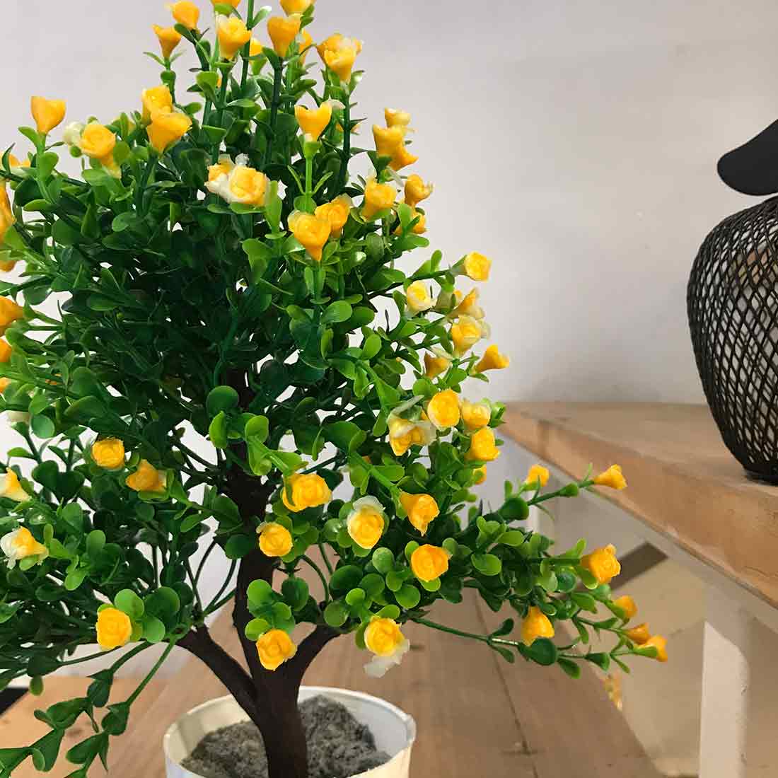 Artificial Potted Plants - Yellow Flowers - For Home & Office Decor - ApkaMart
