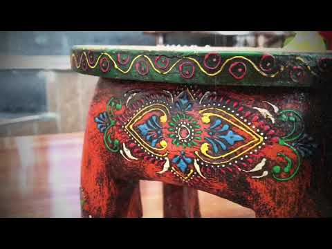 Elephant Showpiece - Stool Design | Elephant Table Showpiece - For Placing Small Pots & Tea Lights - For Home, Living Room Decor & Gifts - 8 Inch - Apkamart #Style_Design 2