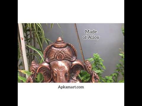 Ganesh Statue | Ganesha Idol Murti - for Puja, Home, Living Room Decor | Religious & Spiritual Art | Diwali & Housewarming Gift - 14 Inch - Apkamart