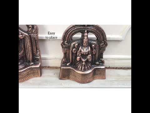 Goddess Padmavati Idol Statue | Devi Padmawati Murti - for Main Gate, Home, Diwali, Puja I Religious Decor & Gift - 9 Inch - Apkamart