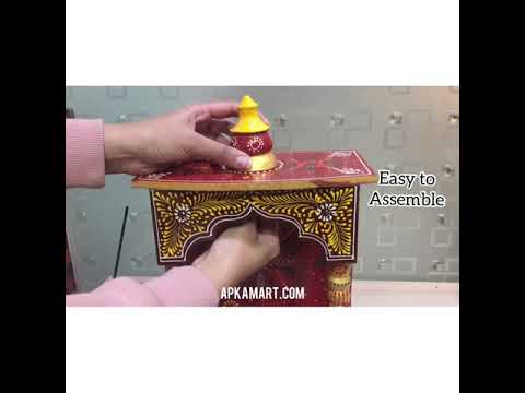 Pooja Mandir | Puja Mandir for Home & Office -14 Inch-Apkamart # Style_Style 1