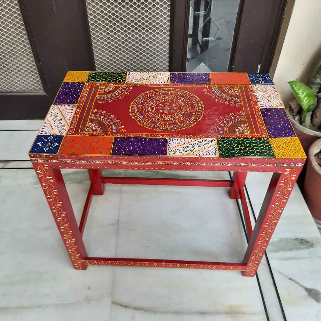 Corner Table | End Tables for Living Room - for  Interiors Decor - Set of 3 - ApkaMart