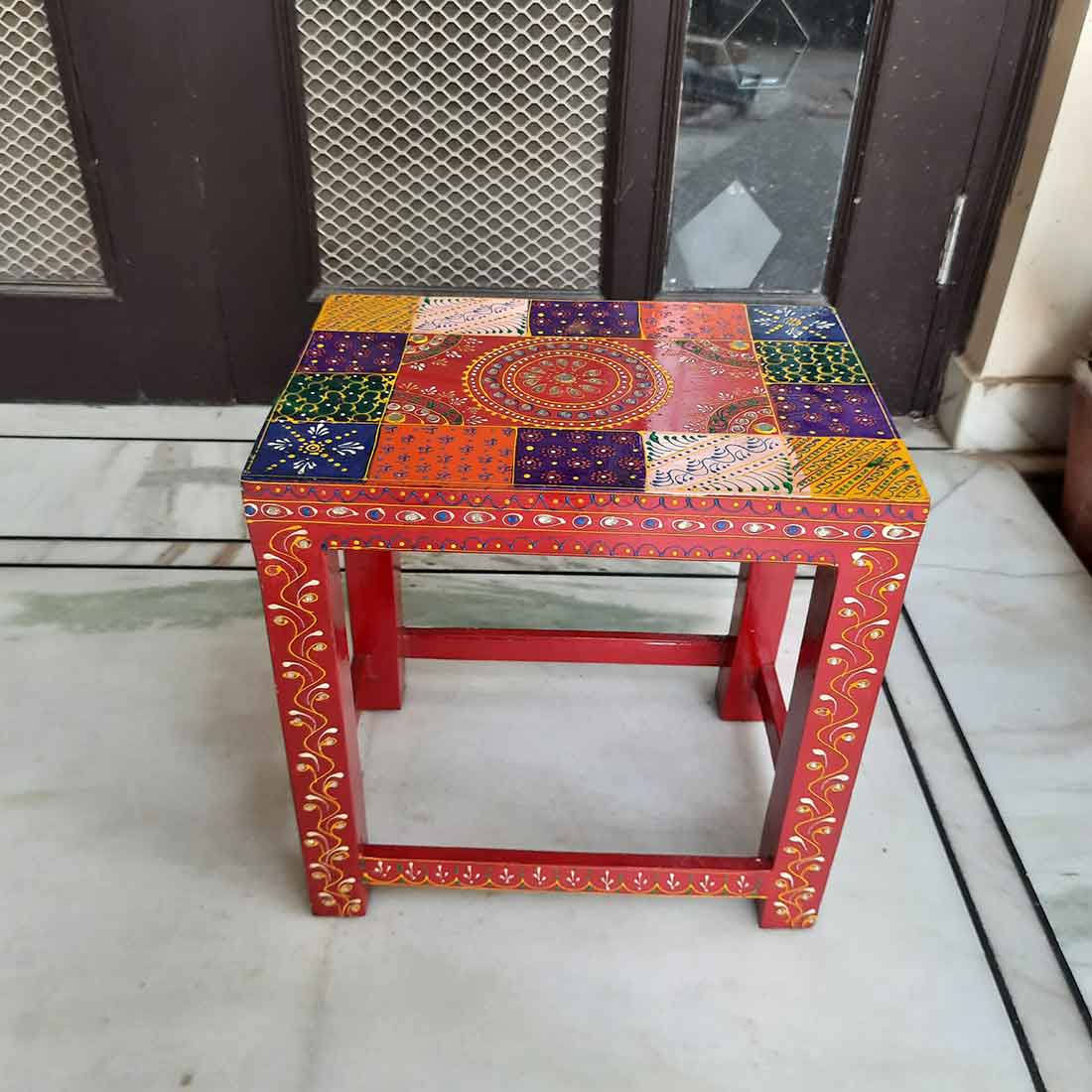 Corner Table | End Tables for Living Room - for  Interiors Decor - Set of 3 - ApkaMart