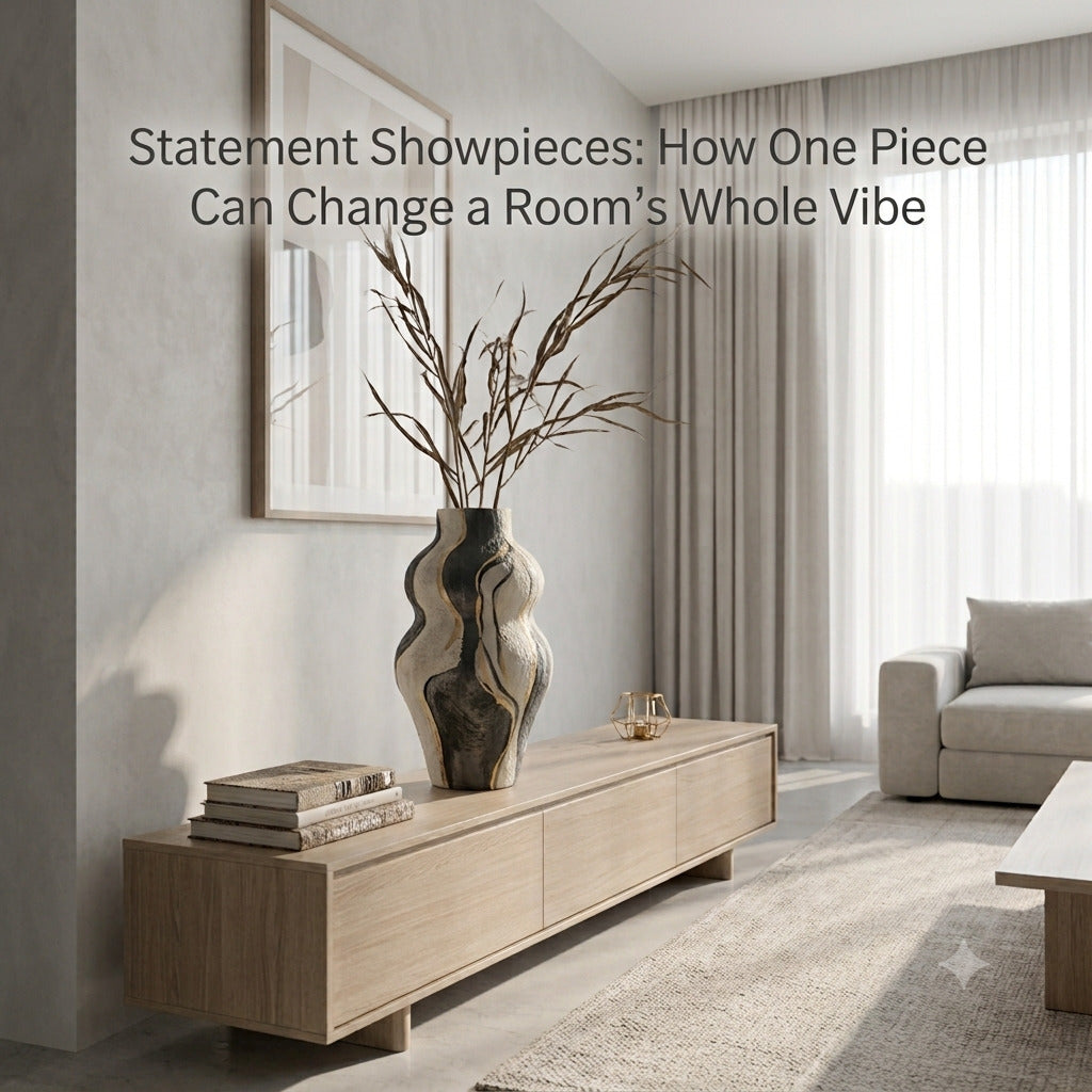 Statement Showpieces: How One Piece Can Change a Room's Whole Vibe