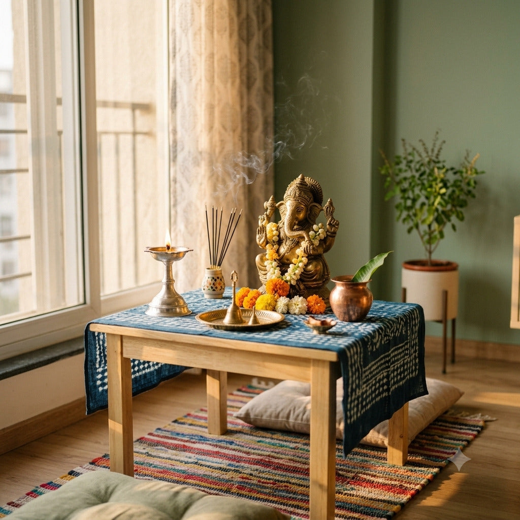 Setting Up Your First Pooja Corner? Here Are Answers to Every Question First-Timers Ask
