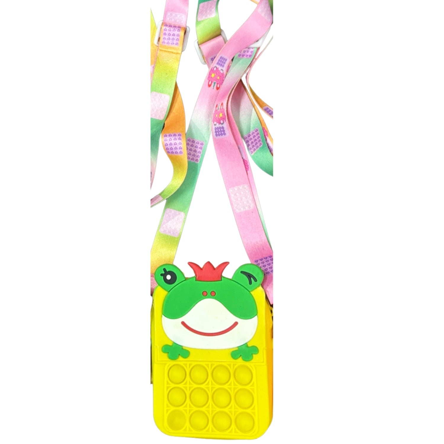 Pop It Sling Bag for Kids | Cute Push Bubble Crossbody Bag for Girls & Boys | Fidget Toy Sling Bag for School, Travel & Daily Use - Apkamart