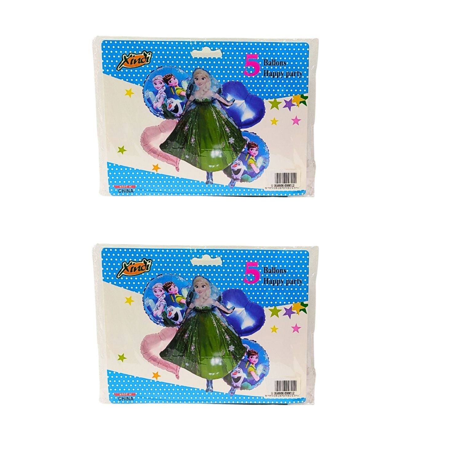 Elsa Design Birthday Balloons | Happy Birthday Balloons | Party Balloons Balloons for Kids Colorful Birthday Decorations for Home School Events - Apkamart #Style_Pack Of 2