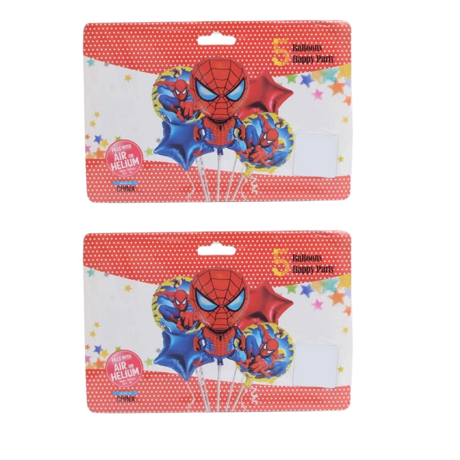 Spider Man Design Birthday Balloons | Happy Birthday Balloons | Party Balloons Balloons for Kids Colorful Birthday Decorations for Home School Events - Apkamart #Style_Pack Of 2