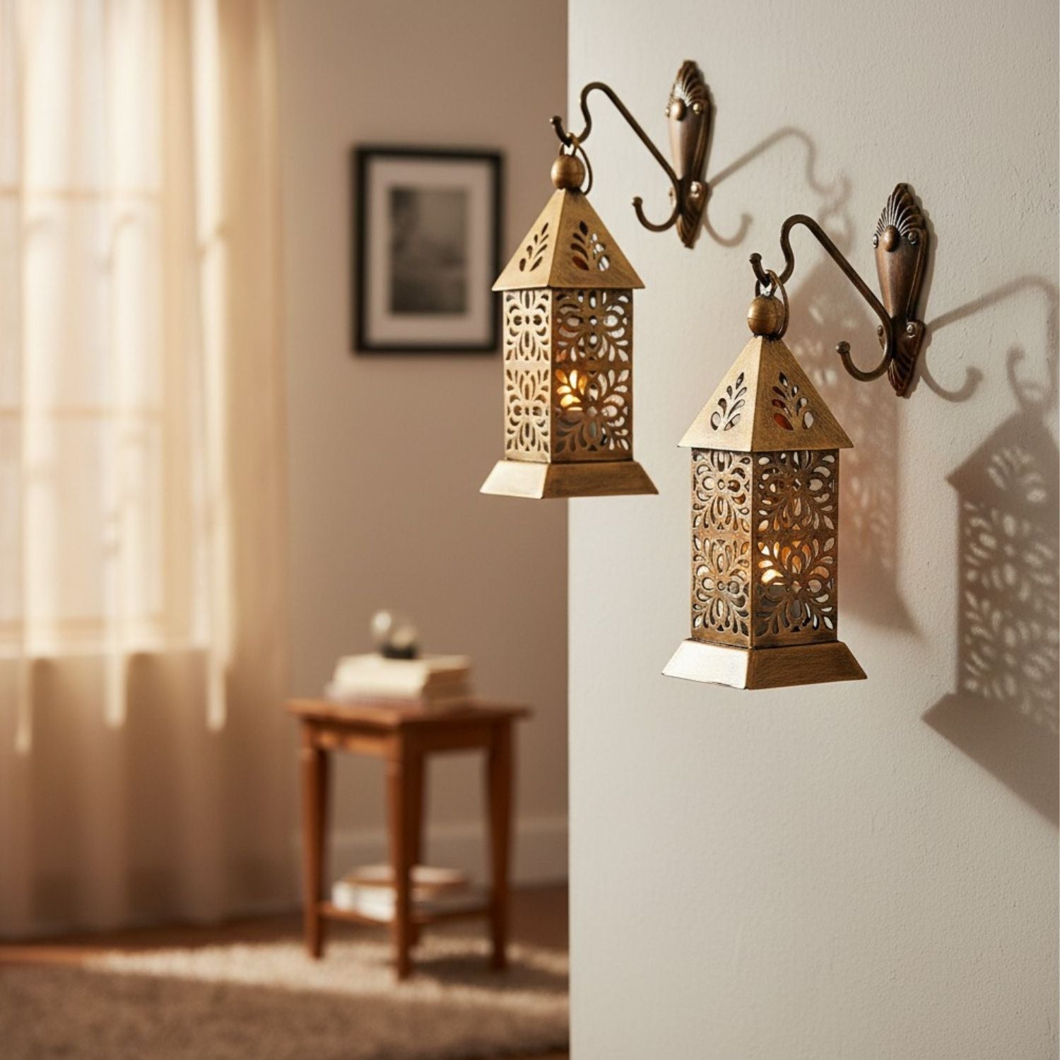 Hanging Votive Tealight Holder - 8 Inch (Pack of 2)