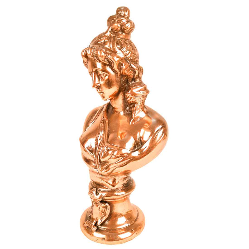Lady Bust Showpiece | Female Figurines - for Home Decor, Table Decoration & Gifts - 15 Inch - Apkamart