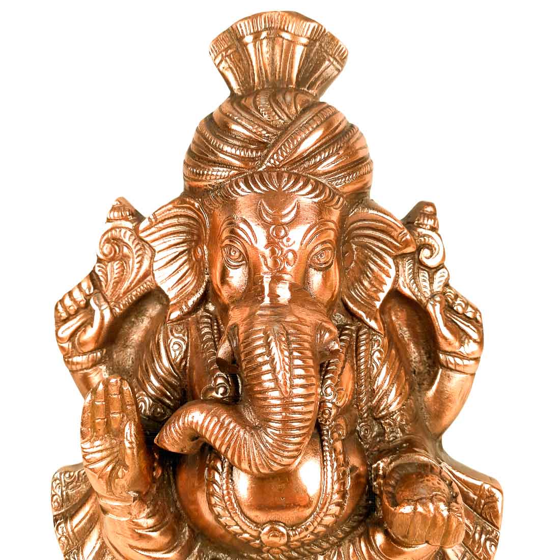 Pagdi Ganesh Statue 14 Inch - Apkamart