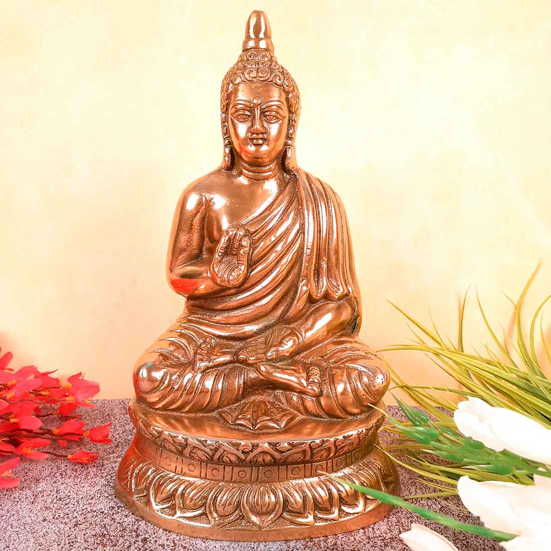 Blessing Buddha Showpiece - for Home Decor & Spiritual Living -14 Inch - Apkamart