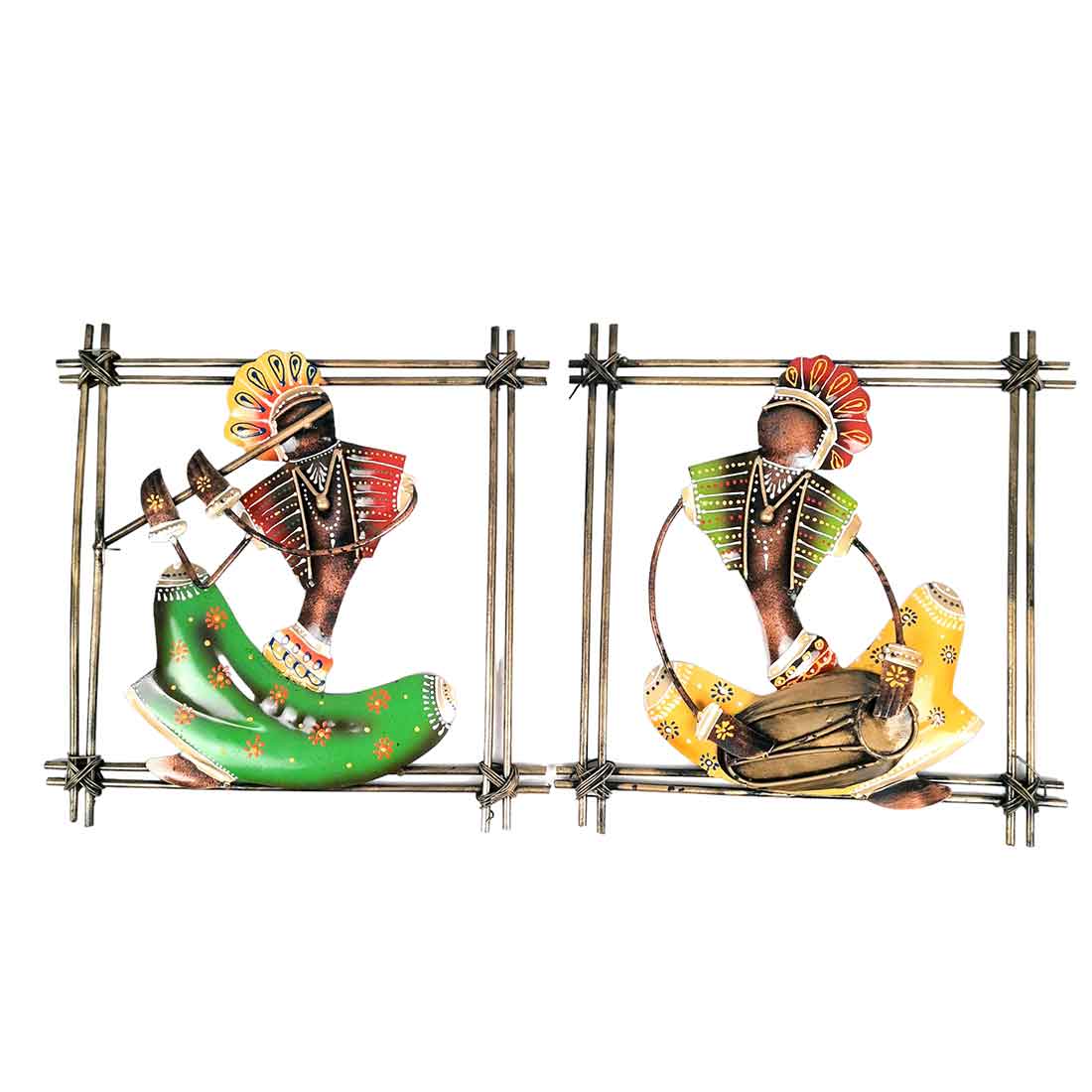 Musician Wall Hanging Set - For Home Decor & Gifts - Set of 2 - 12 Inch- Apkamart #Style_Style 1