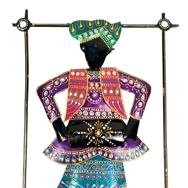Royal Musician Wall Hanging | Metal Wall Decor - For Living Room & Home Decor -24 Inch-Apkamart