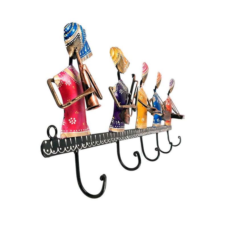 Metal Wall Hanger | Keyholder | Musician Design - 25 Inch- Apkamart