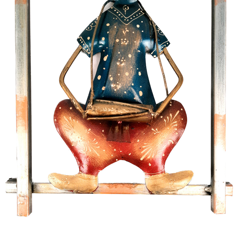 Decorative Musician wall Hanging for Wall Decor & Office- 13 Inch (Set of 2)-Apkamart