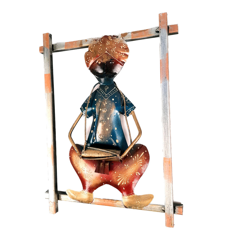 Decorative Musician wall Hanging for Wall Decor & Office- 13 Inch (Set of 2)-Apkamart