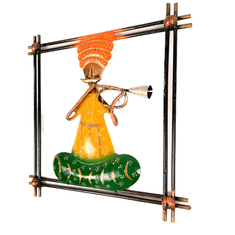Traditional Musician Wall Hanging - For Home Decor & Gifts - 12 Inch - Set of 2- Apkamart