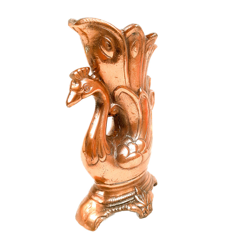 Flower Vase Swan Design | Metal Flower Pot - For Table, Home, Living Room Decor & Gifts - 9 Inch - Apkamart