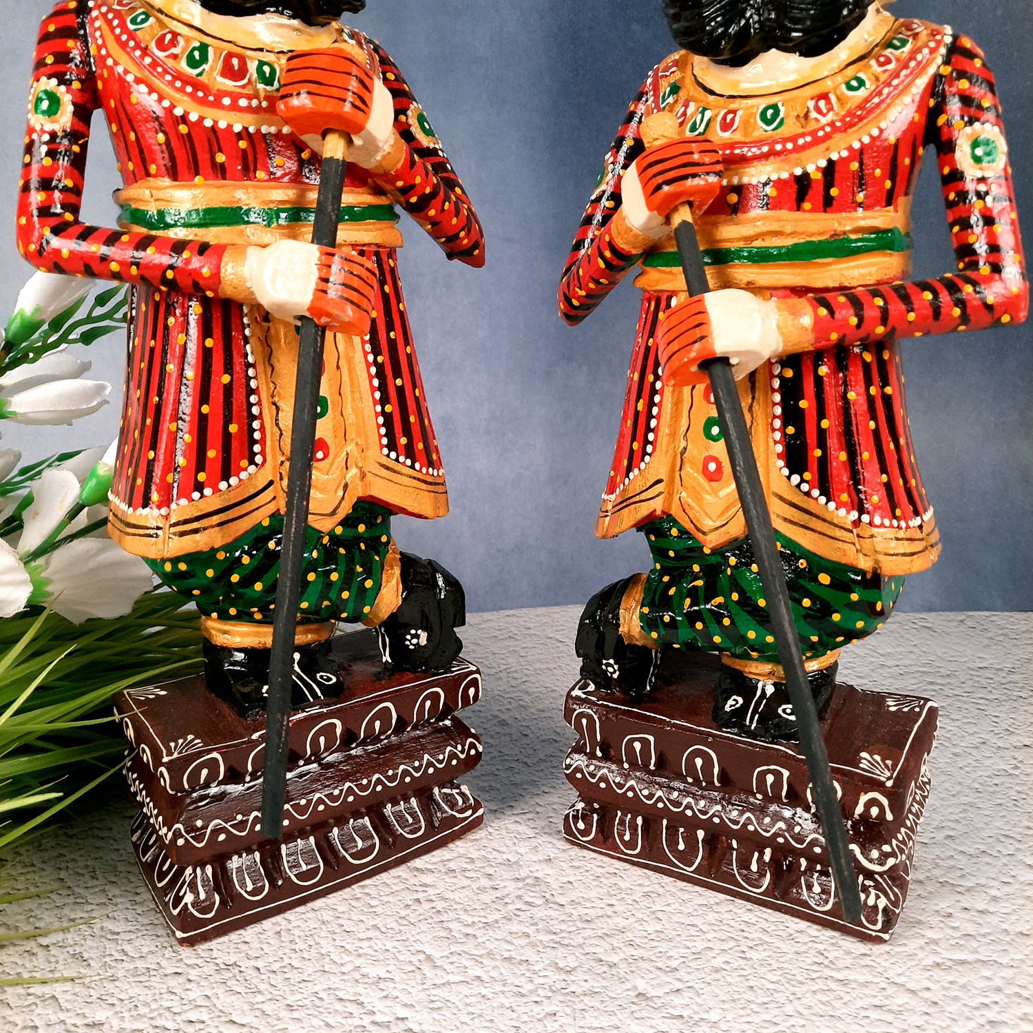 Darbaans Showpiece Set | Royal Guard Figurines - for Living Room, Home, Entryway Decor & Gifts - Apkamart