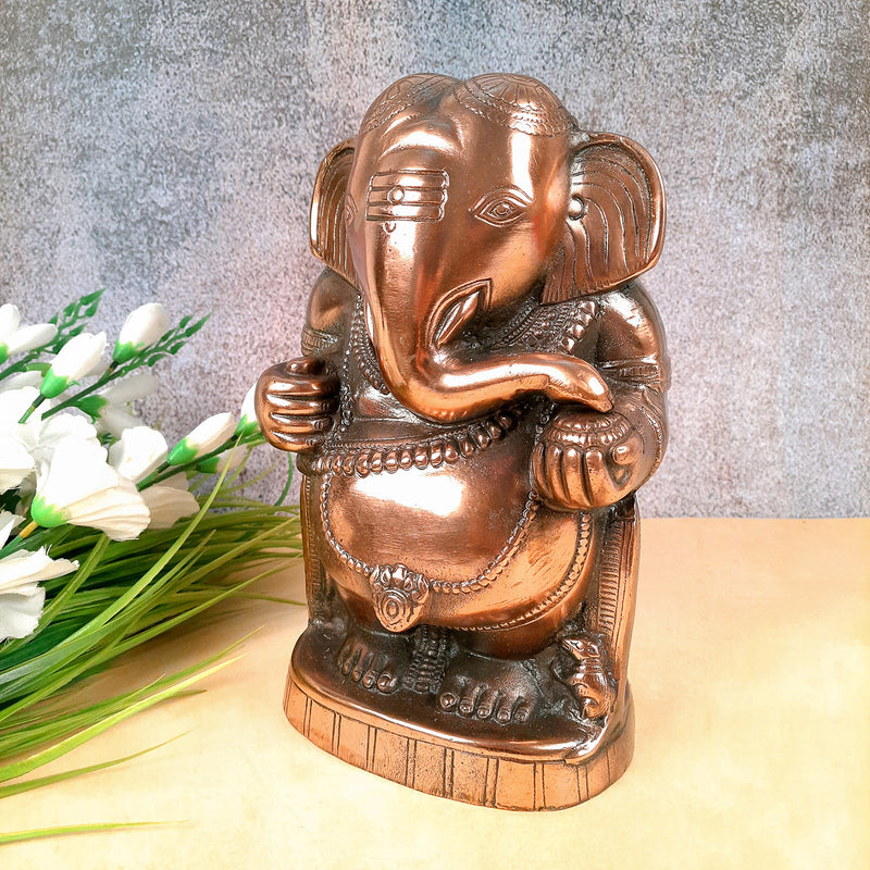 Ganesh Statue | Ganpati Murti for Home & Pooja - 12 inch-Apkamart