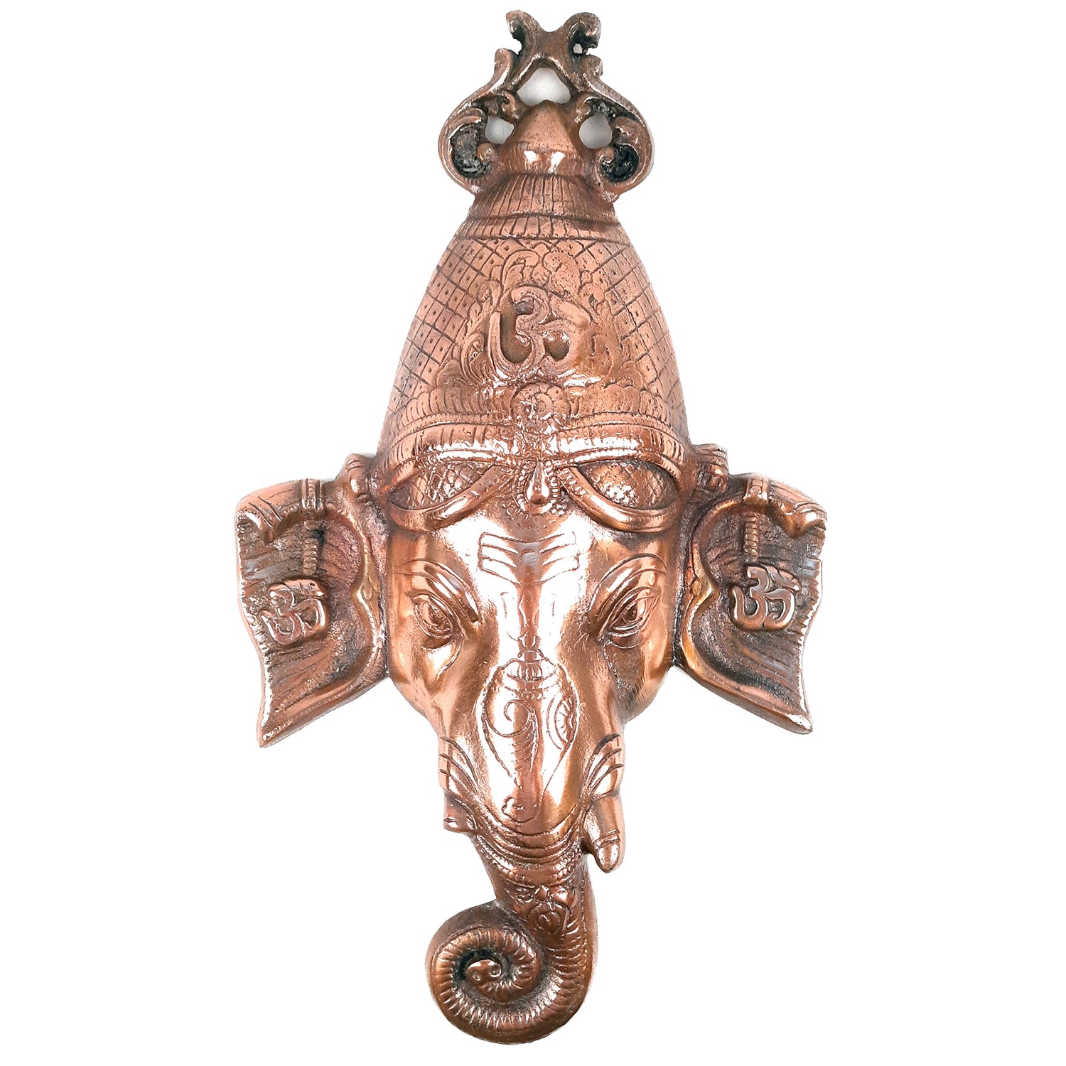 Ganesh Wall Hanging | Ganesha Face Wall Decor - For Home, Living room, Main Door, Office & Gifts - apkamart