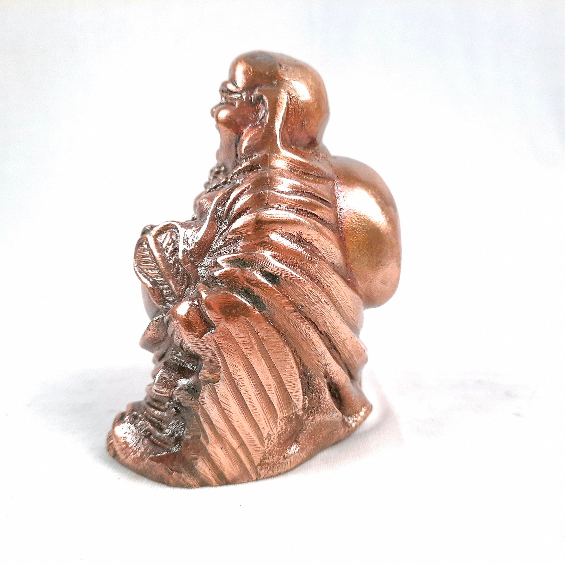 Laughing Buddha With Money Bag Showpiece - For Money, Good Luck, Wealth & Gift- 5 inch-ApkamartLaughing Buddha With Money Bag Showpiece - For Money, Good Luck, Wealth & Gift- 5 inch-Apkamart