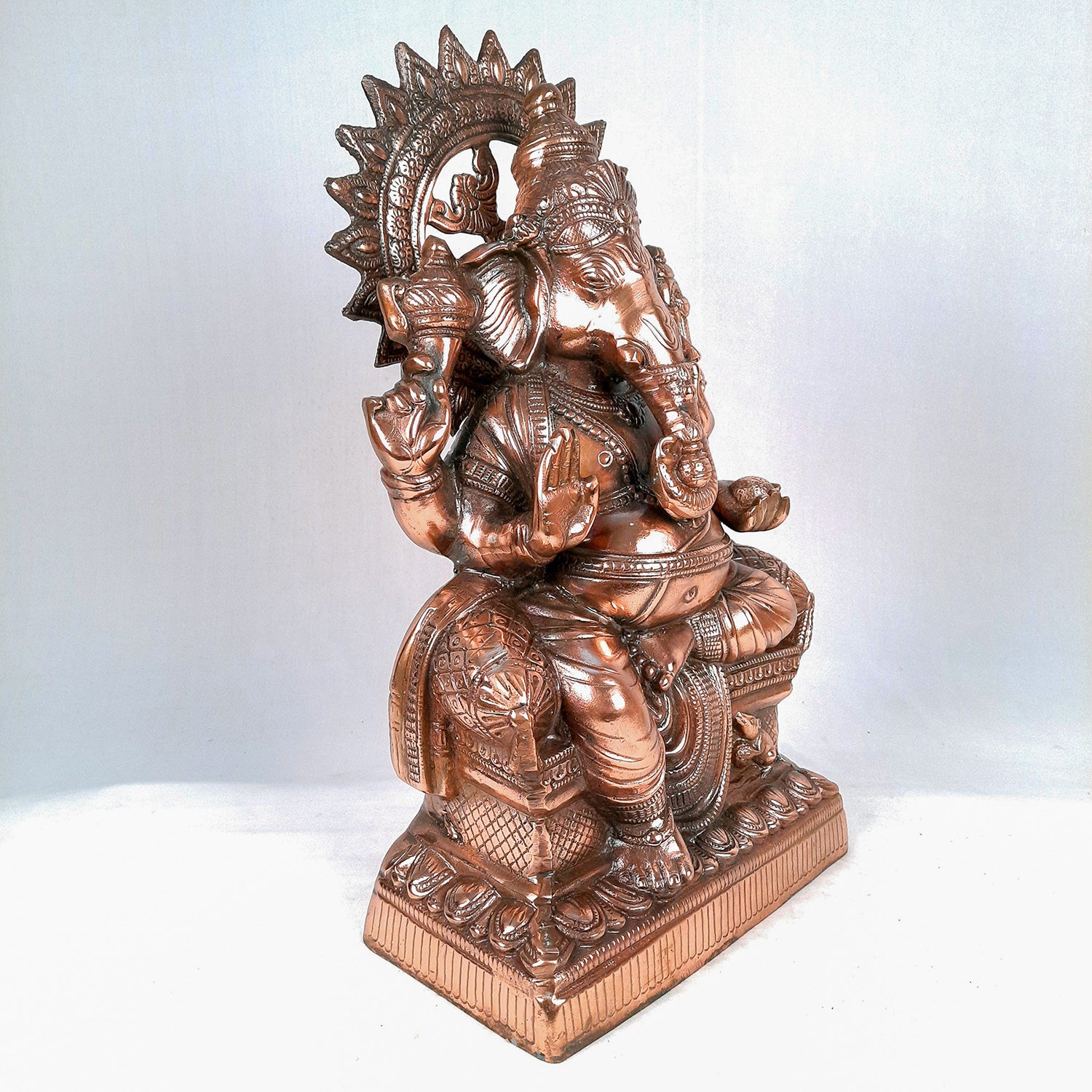 Lord Ganesha Statue | Ganesh Idol | Ganpati Murti - For Puja, Home, Office Decor & Gifts - 22 Inch- apkamart