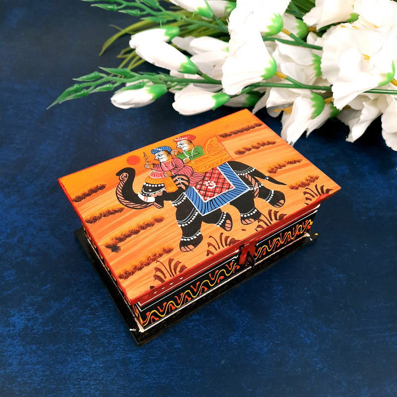 Jewellery Box | Decorative Box - For Earring & Necklace -2 inch-Apkamart
