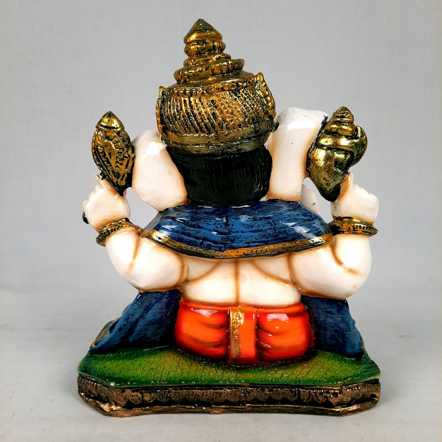 Ganpati Showpiece |Ganesh Statue for Home & Pooja - 8 Inch-Apkamart