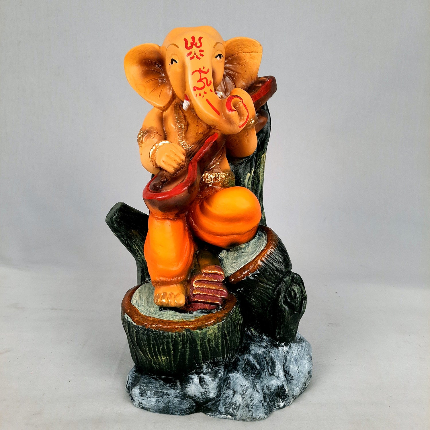 Ganesh Idol | Ganesha Statue - for Puja, Home & Table Decor | Housewarming & Festival Gift - 11 Inch - apkamart
