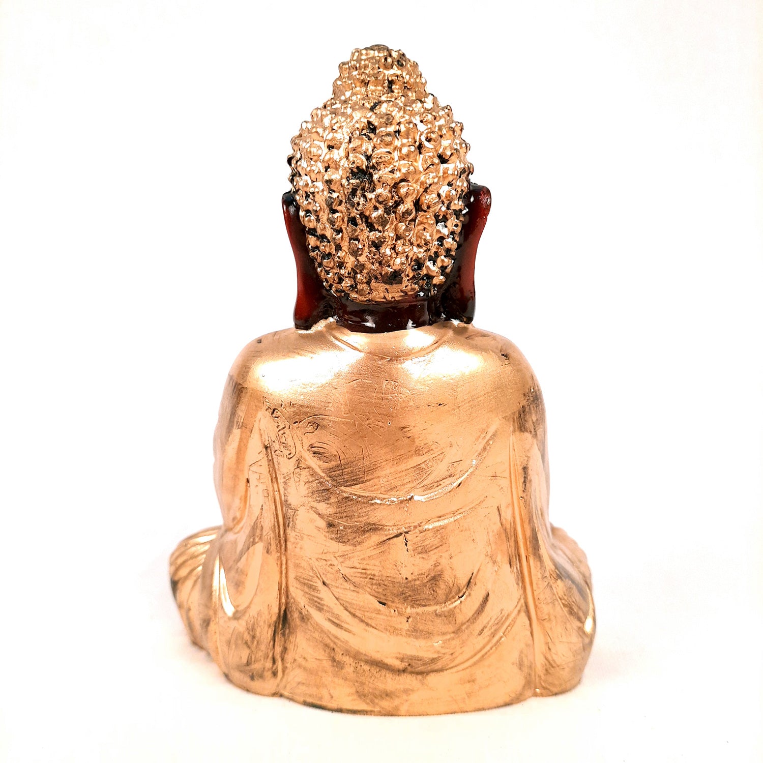 buddha aashirvad pose brass statue by pujasanskaram