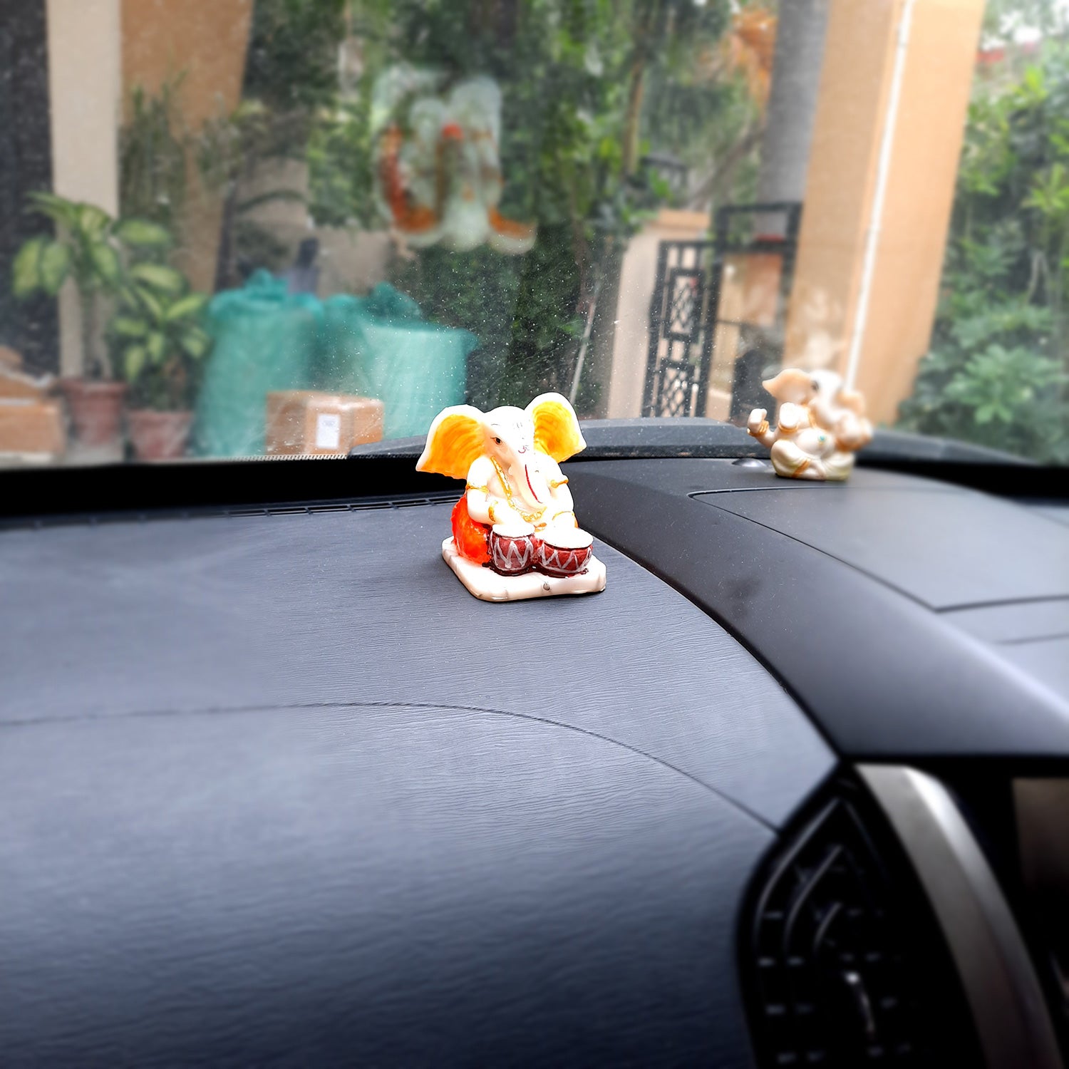 Ganesh Idol | Ganesh Idol for Car Dashboard - 4 Inch-Apkamart #Style_Pack of 2