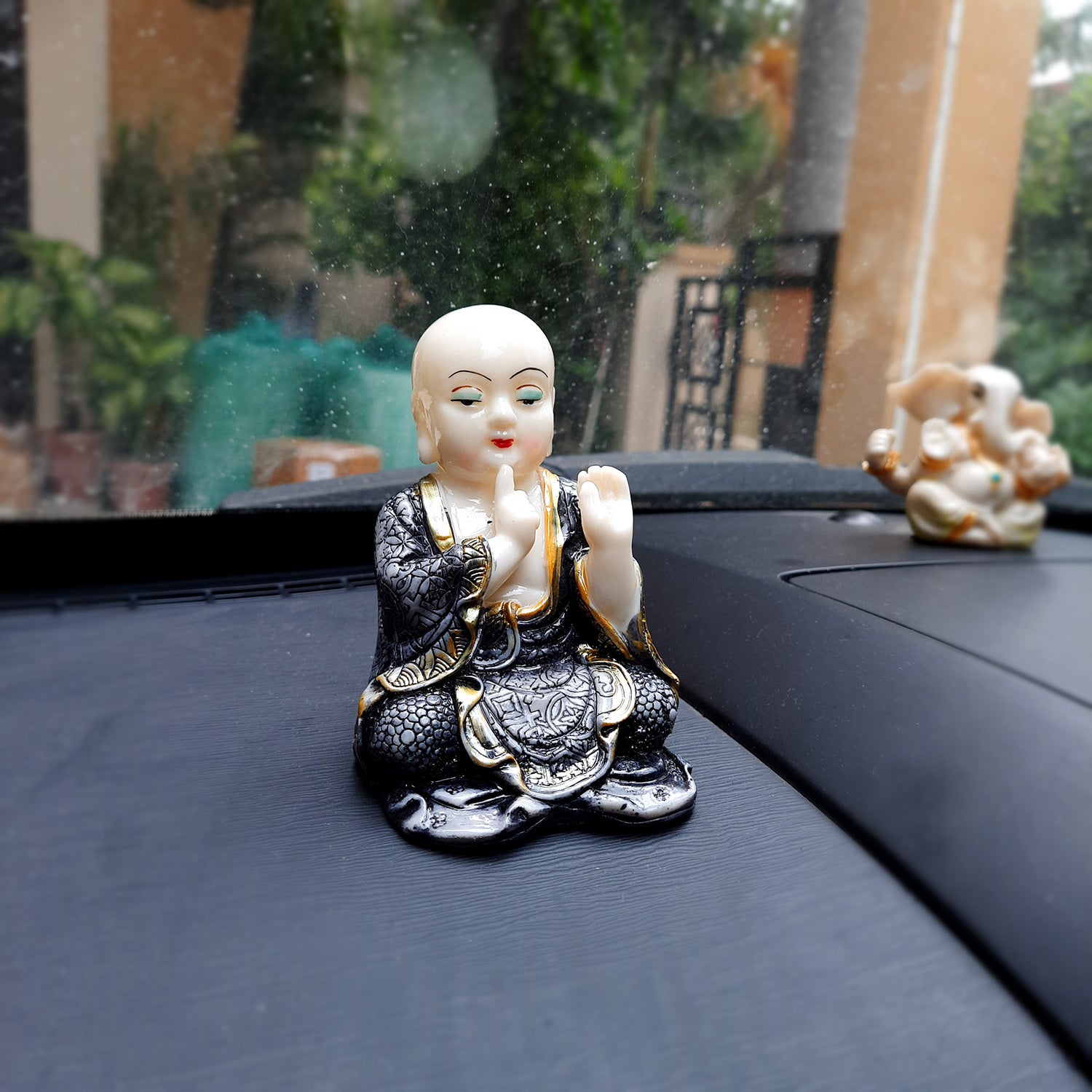 Baby Monk Showpiece - for Car Dashboard- 4 inch-Apkamart #Style_Design 2