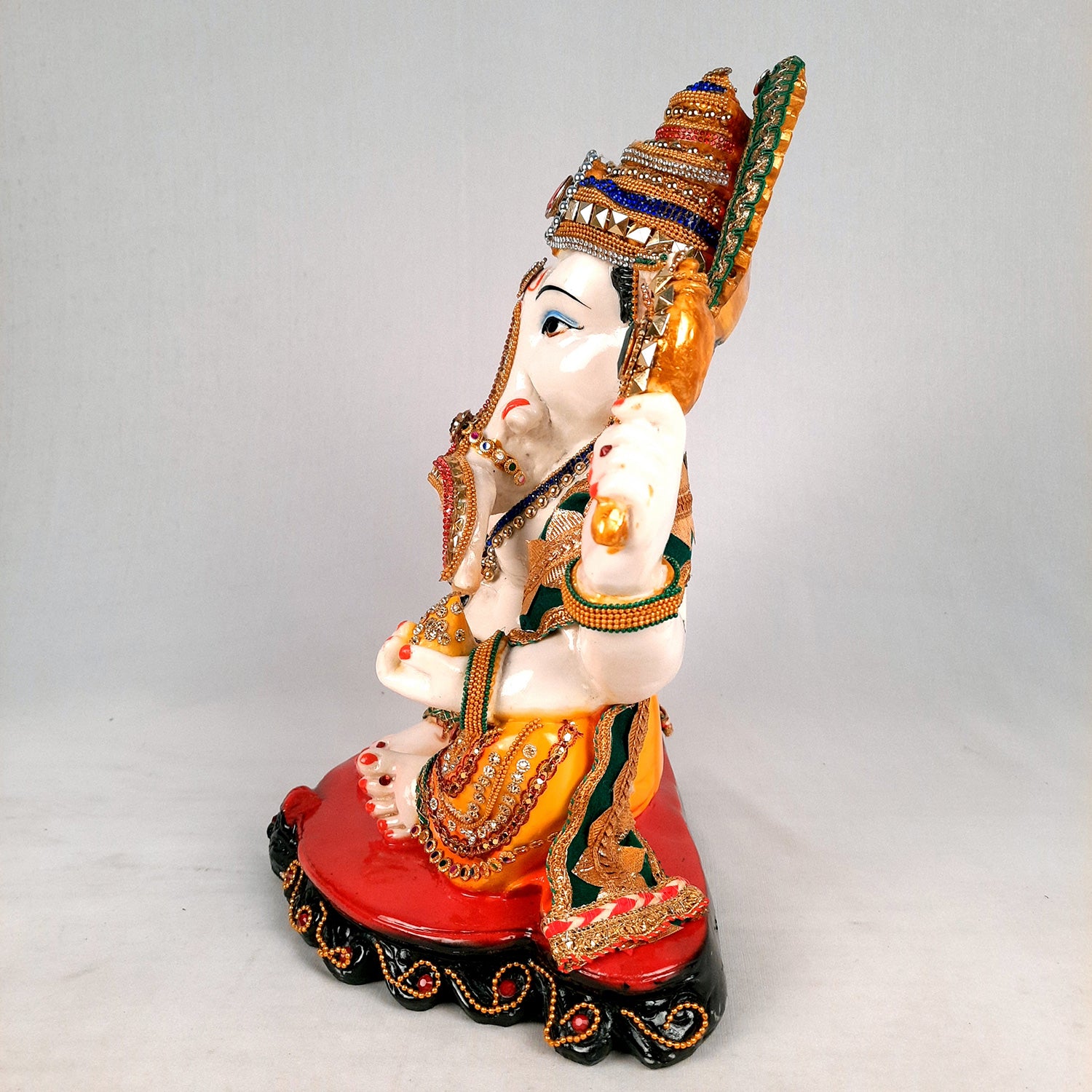 Lord Ganesha Murti | Ganesh Murti for Ganesh Chaturthi - 13 Inch- Apkamart
