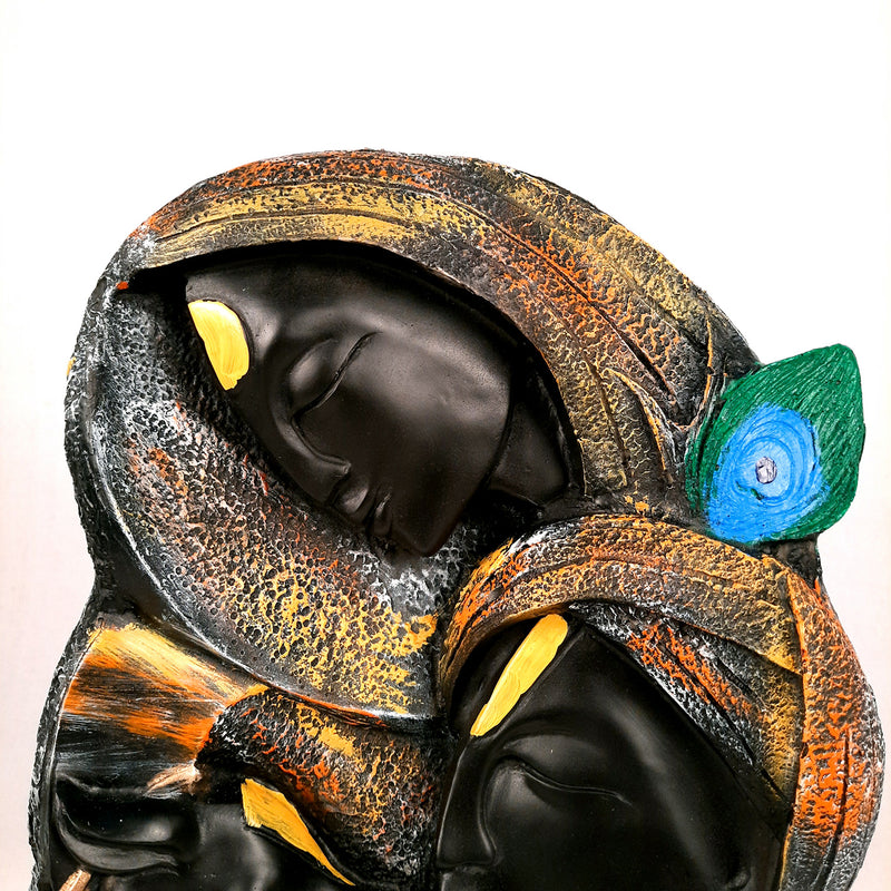 Radha Krishna Statue - For Living Room & Gifts - 15 Inch- Apkamart