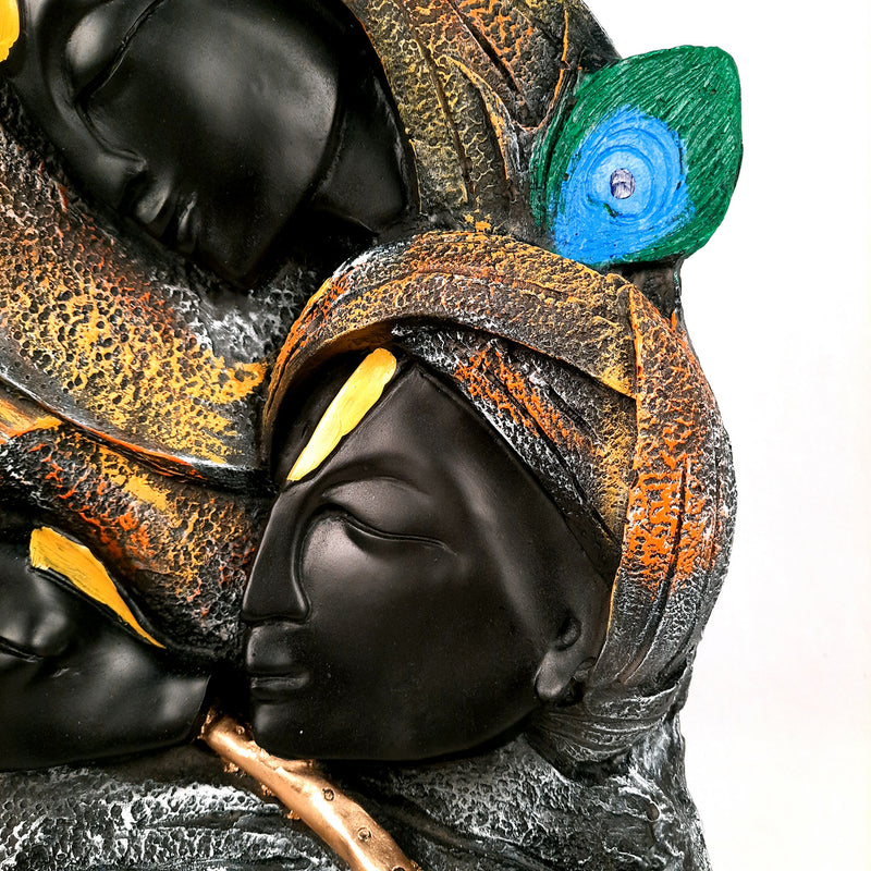 Radha Krishna Statue - For Living Room & Gifts - 15 Inch- Apkamart