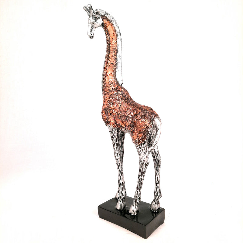 Giraffe Set Showpiece - For Home Decor & Gifts - 15 Inch (Set of 2)- Apkamart