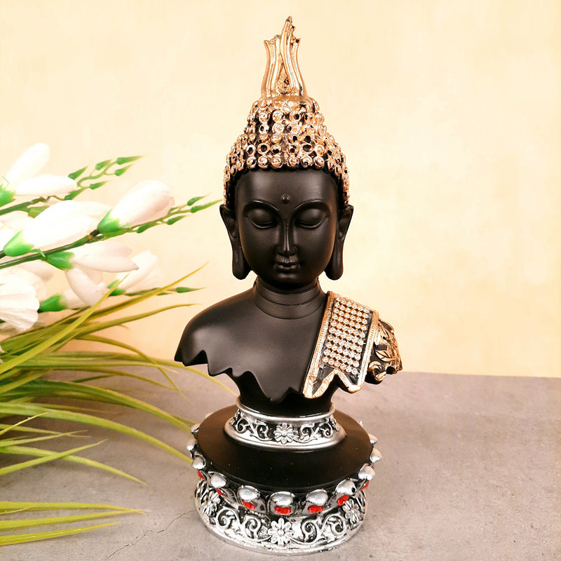 Buddha Head Home Decor -for Home Decor & Spiritual Living - 10 Inch- Apkamart
