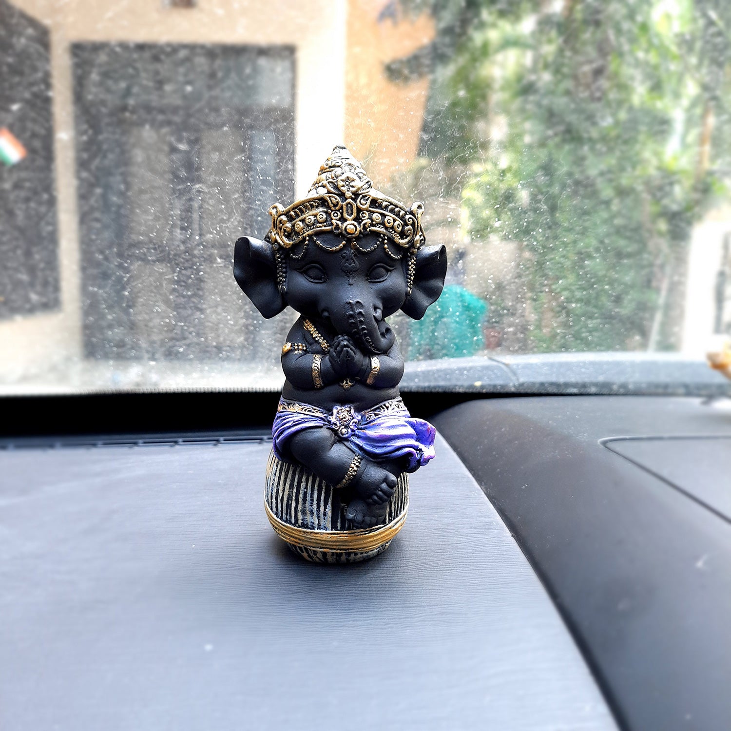 Cute Ganesha Statue - Ganesh Idol for Home - 6 Inch- Apkamart
