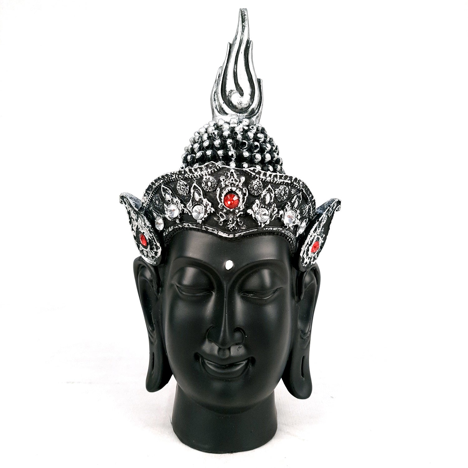 Buddha Head Statue | Lord Gautam Buddha Showpiece - For Living room, Home, Table, Office Decor & Gift- 12 Inch - Apkamart