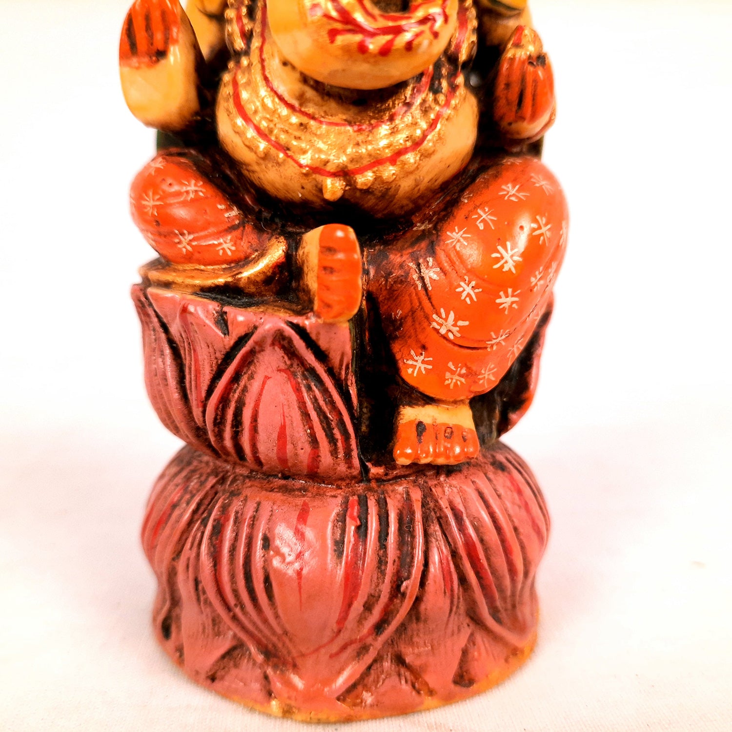 Ganesh Idol | Ganesha Statue - for Puja, Home & Table Decor | Ganpati Murti for Office Desk & Gifts - 5 Inch - Apkamart