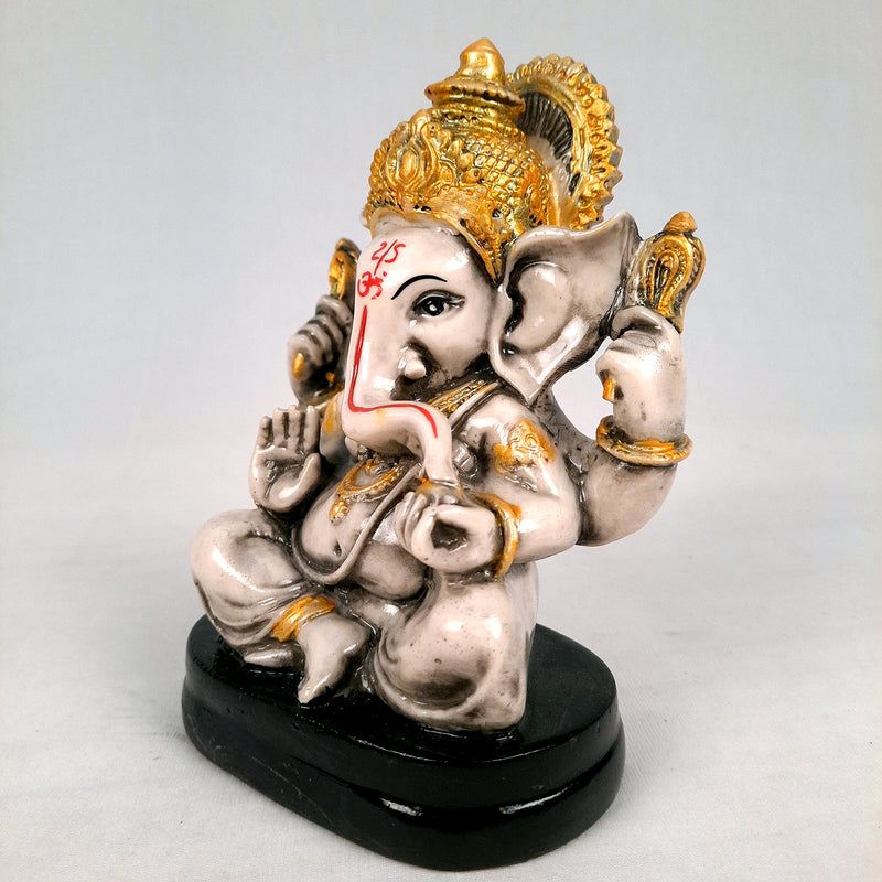 Ganesh Murti | Ganesh Showpiece for Home Decor - 6 Inch- Apkamart