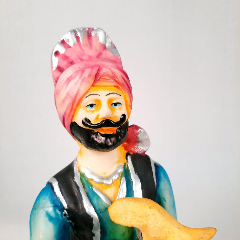 Decorative Couple Musician Showpiece Set- 10 inch Set of 2-Apkamart