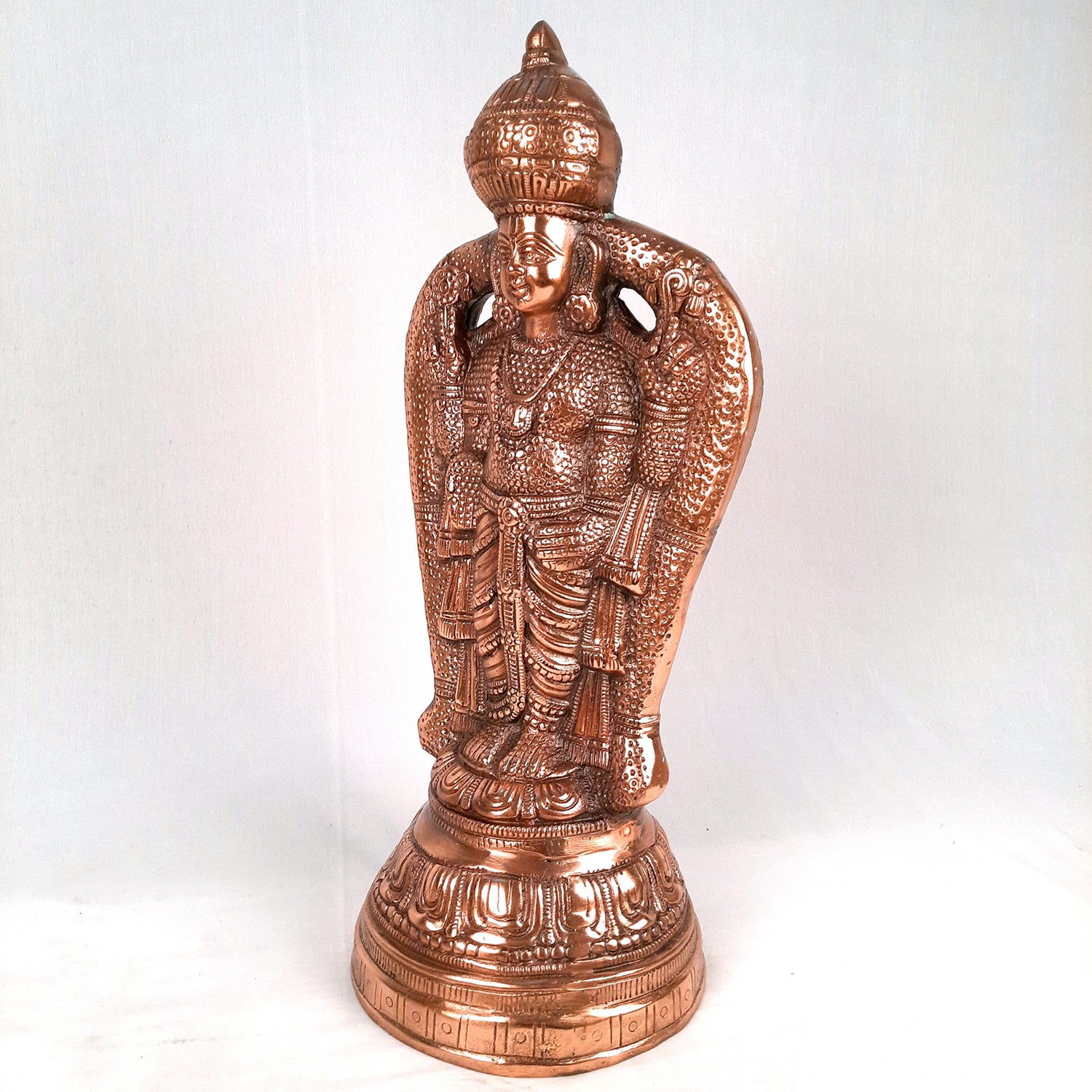 Lord Vishnu Statue Idol | Lord Vishnu Ji Murti - For Puja, Temple, Home Decora & Gift - 20 Inch - apkamart