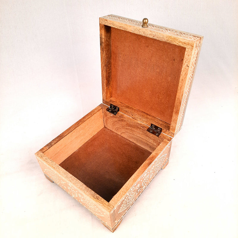 Fourtile Jewellery Box for Earrings | Jewellery Organizer - 4 Inch- Apkamart