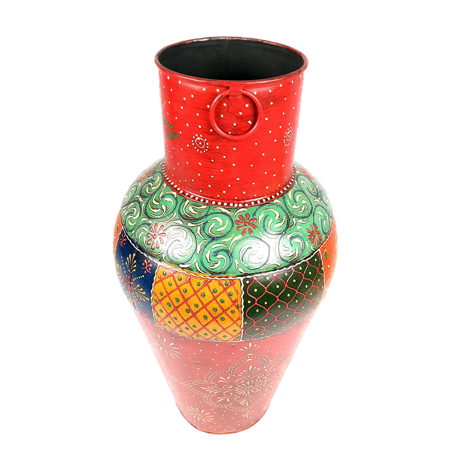 Decorative Flower Pot | Big Flower Vase - for Corners, Living Room & Home Decor -18 Inch - apkamart